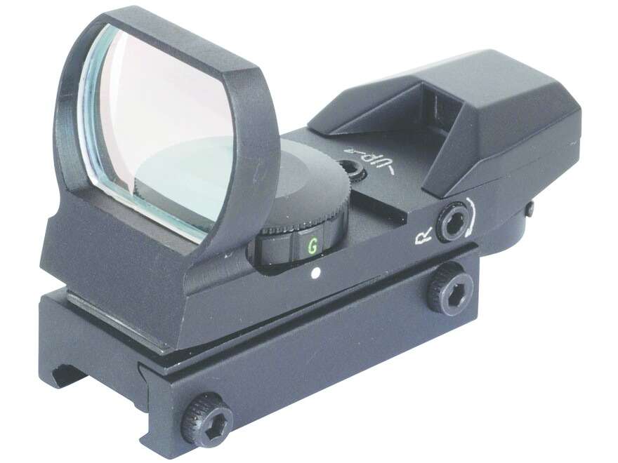 Scopes NC Star 4 Reticle Reflex NCSTAR RED/GRN DOT REFLEX SIGHT BLK • Model: 4 Reticle Reflex